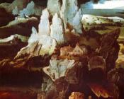 乔吉姆 帕蒂尼尔 : St Jerome In A Rocky Landscape